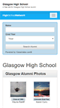 Mobile Screenshot of glasgowhighschool.org